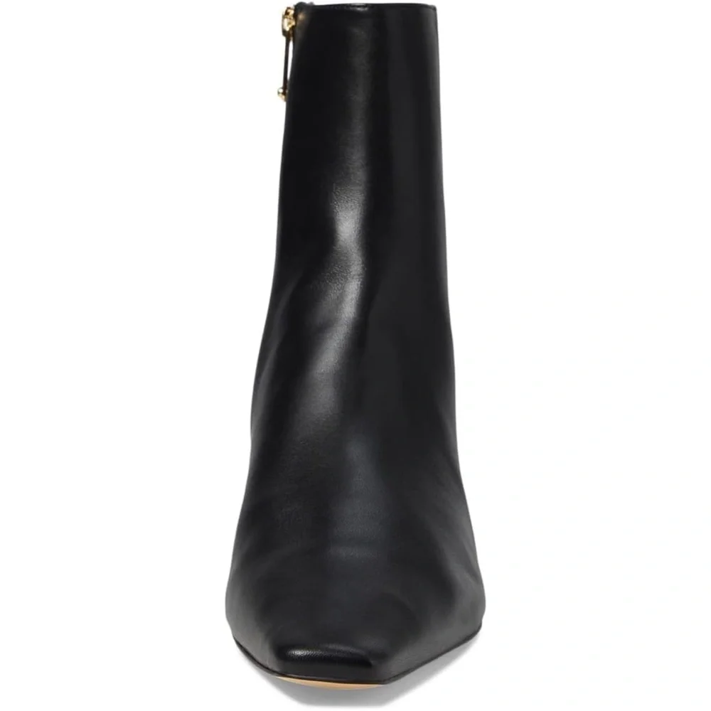 NWOB Michael Kors Cosmo Kitten Heel Booties Black 5.5 - Picture 3 of 9